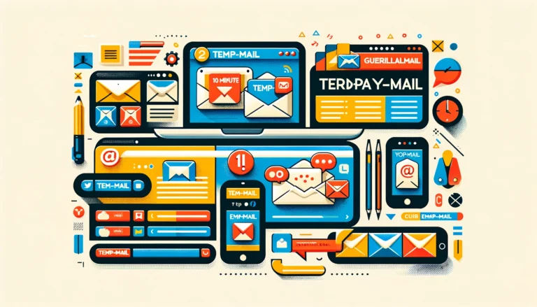 DALL·E-2024-05-18-10.56.29-An-educational-blog-layout-showcasing-various-temporary-email-services.-The-image-should-have-a-clean-and-modern-design-featuring-icons-and-visual-re
